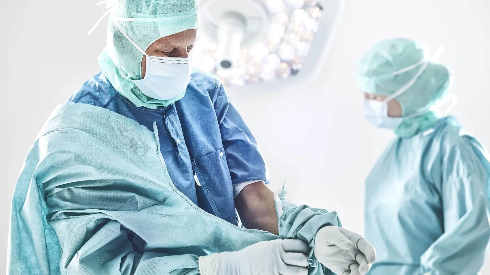 Surgical gown and drape fabrics